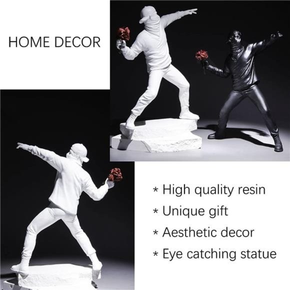 NEW - Home Decor Shelf Decor Accents Flower Sculpture for Modern Decoration - Picture 8 of 9